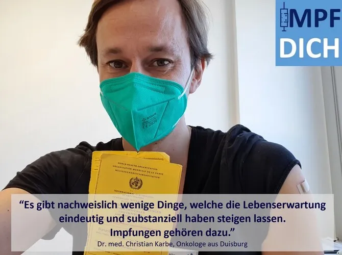 Interview mit Dr. med. Christian Karbe zu Impfungen im Zusammenhang mit Krebserkrankungen 